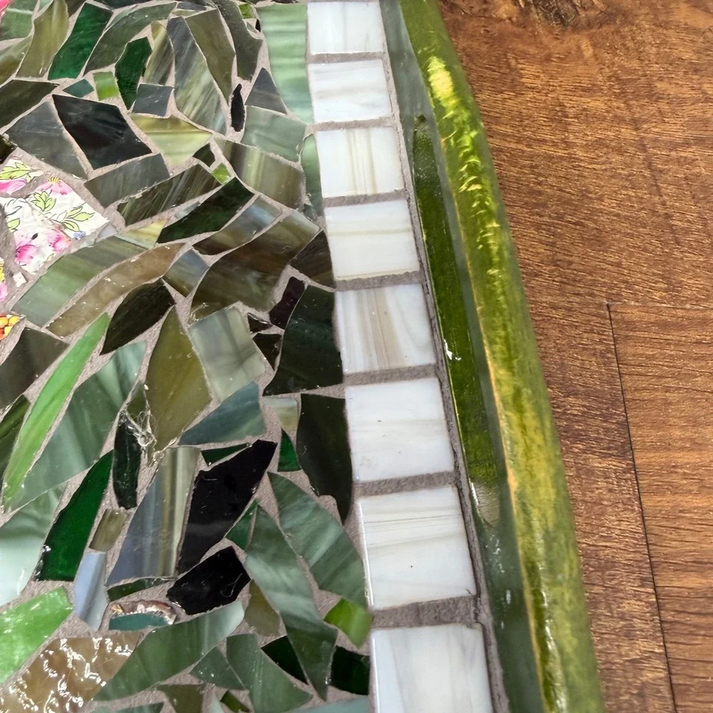 Debby Locke‎ Handcrafted Pisquette Mosaic Horse Tray